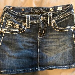 Miss me jean skirt